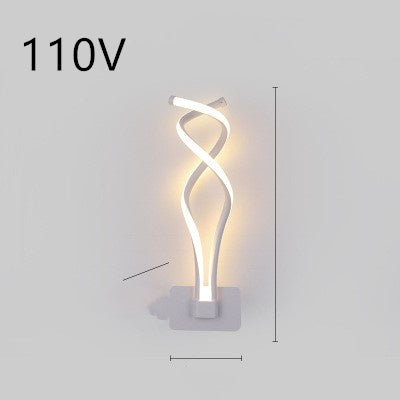 Minimalist LED wall lamp