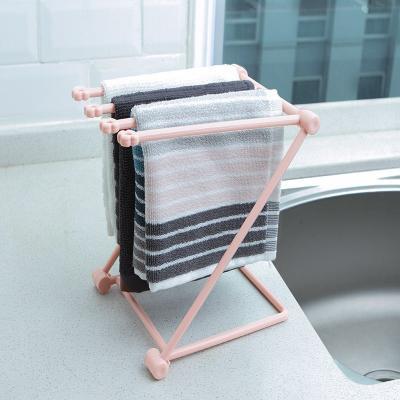 Foldable Kitchen Dishcloth Shelf