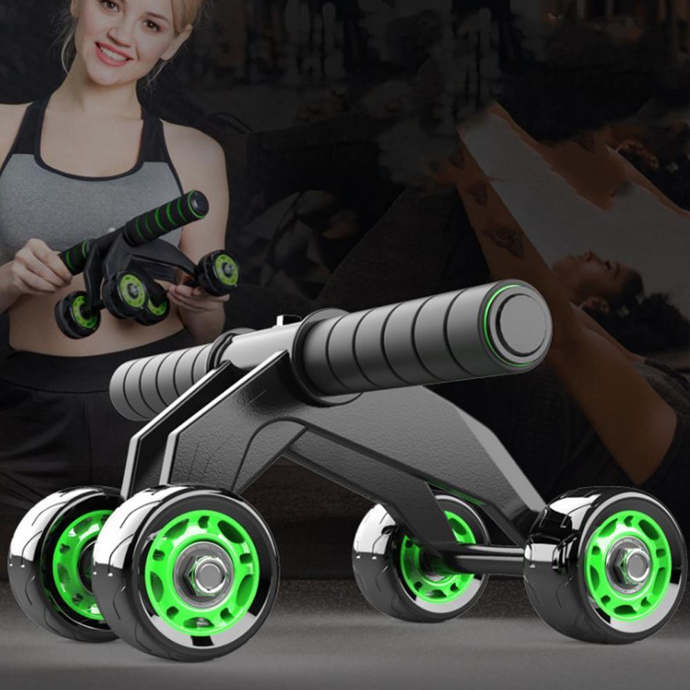 Abdominal roller with wheels