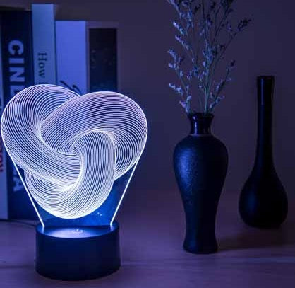 LED Twist Illusion Night Light