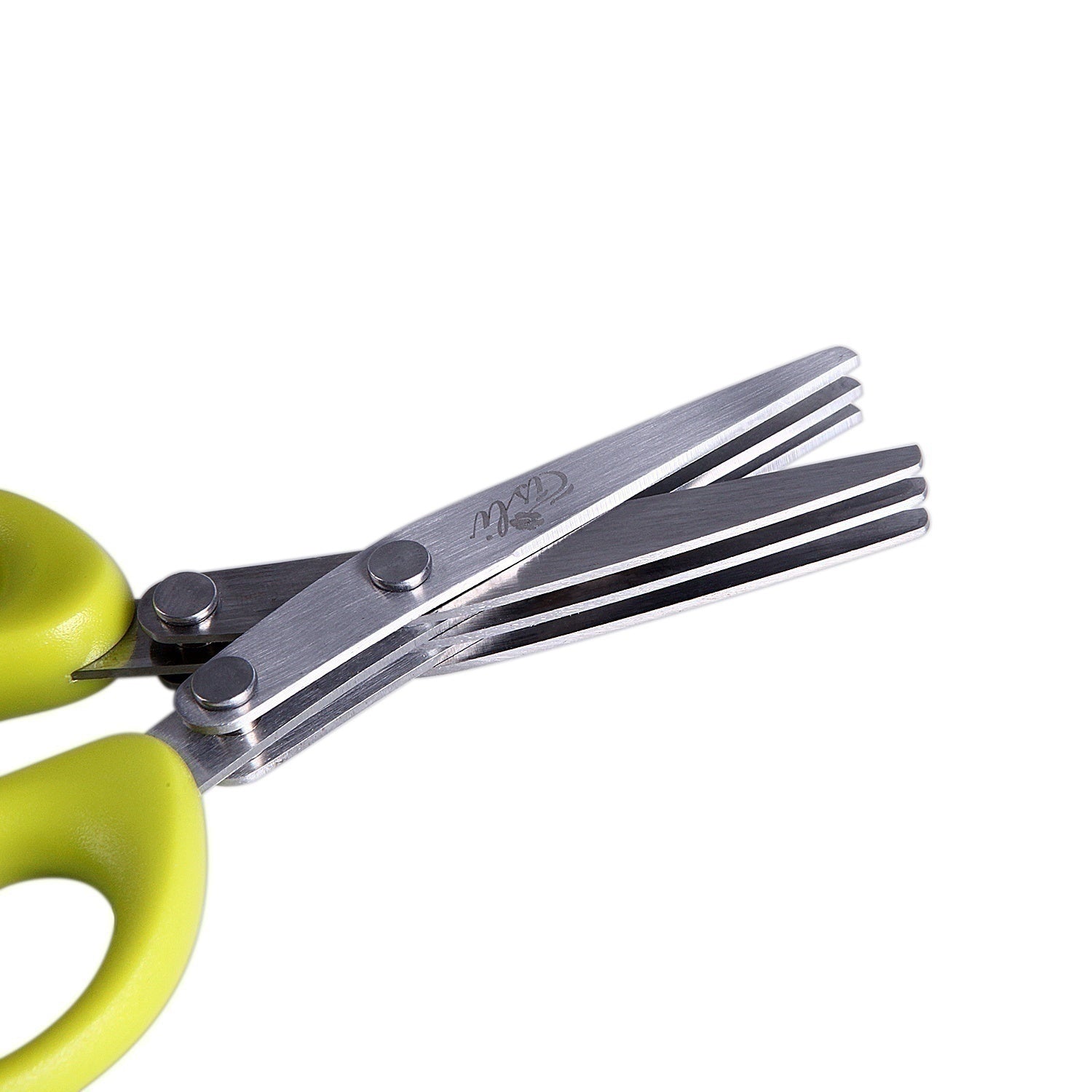 2pc Multifunctional Multi-layer Stainless Steel Kitchen Scissors