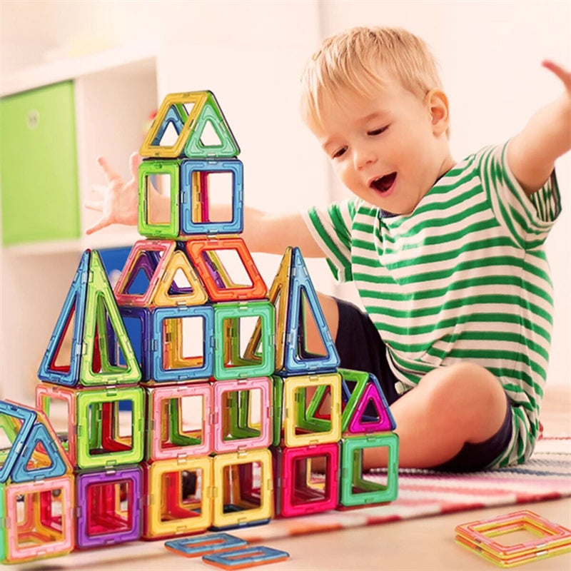 Magnetic Building Blocks DIY Kids Construction Set