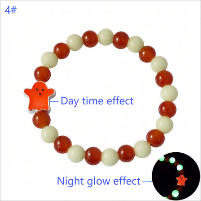 Glow-in-the-Dark Beaded Bracelet