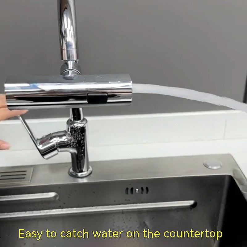 Rotating Kitchen Splash-Proof Faucet