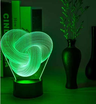 LED Twist Illusion Night Light