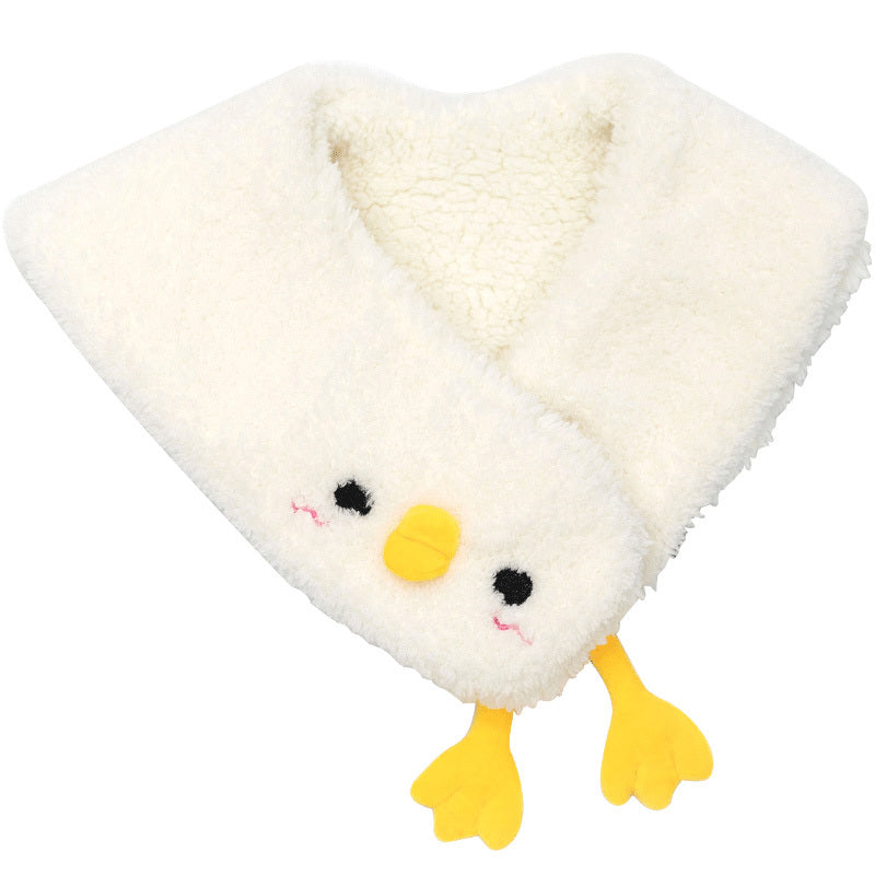 Fluffy Duck Neck Warmer