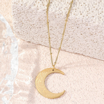 Fashion Half Moon Necklace