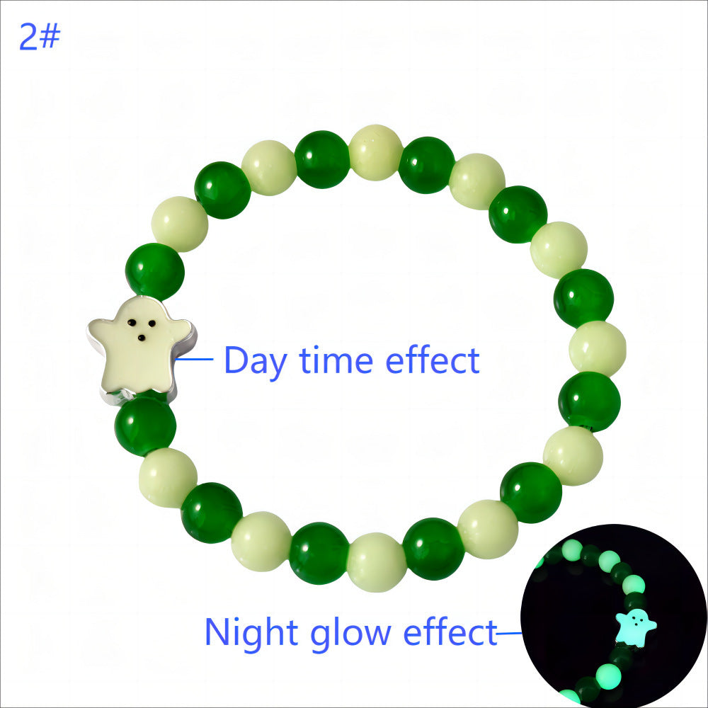 Glow-in-the-Dark Beaded Bracelet