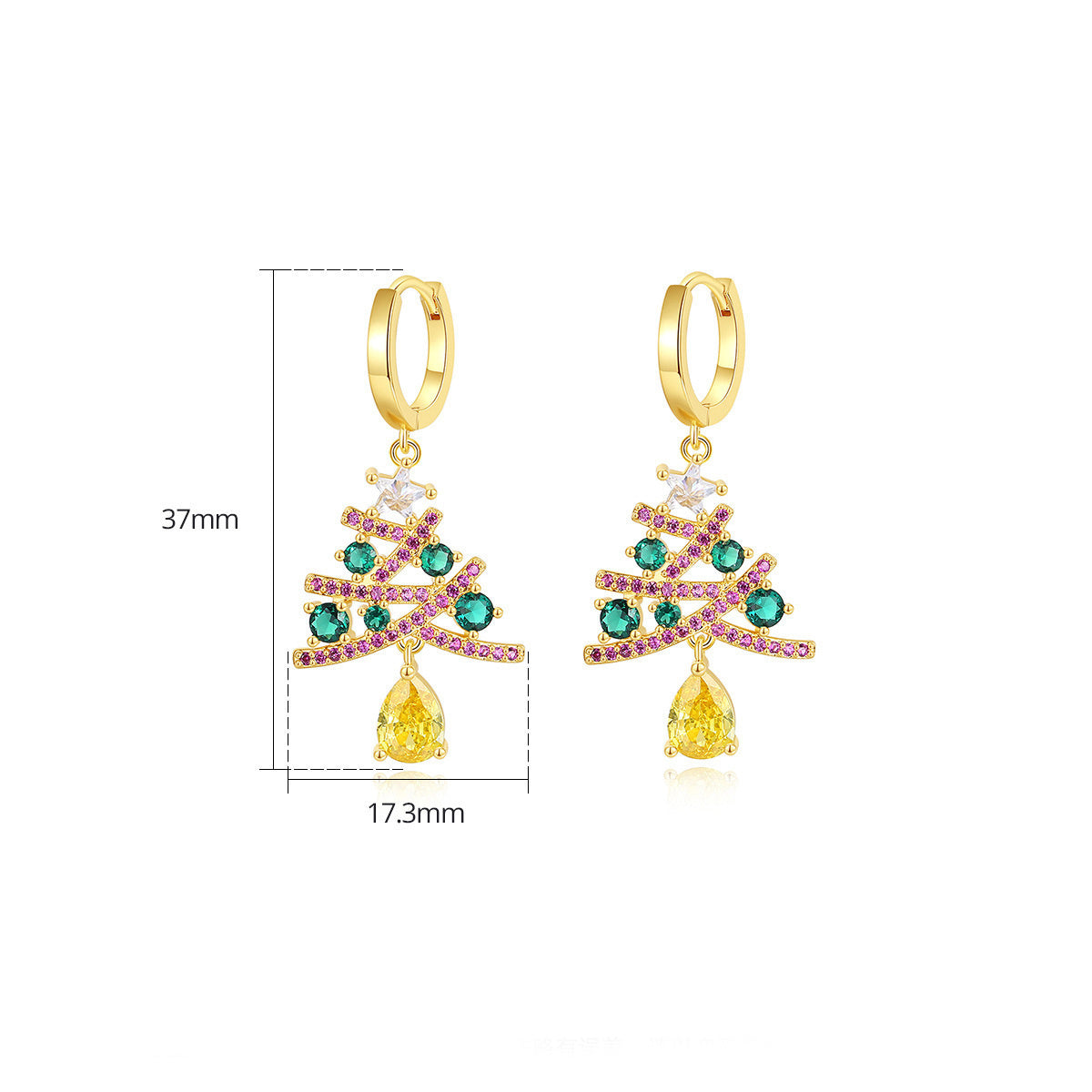 Christmas Tree Earrings