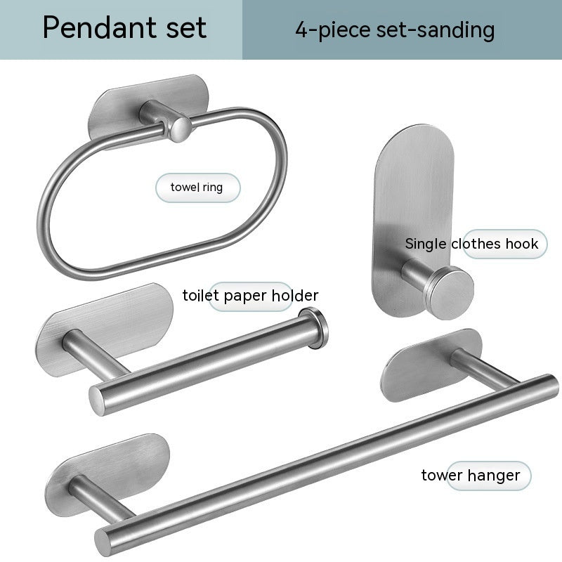 4pcs Bathroom Towel Rack Set