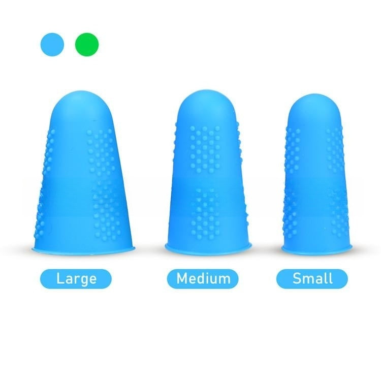 3pc Silicone Finger Protective Cover Set