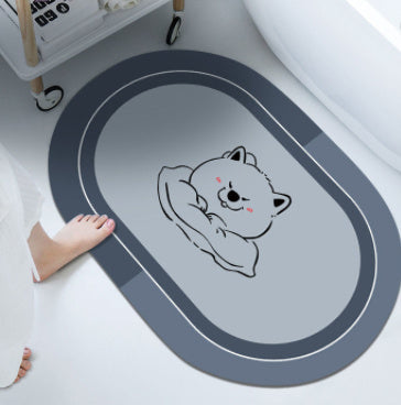 40x60cm Absorbing Bathroom Foot Mat