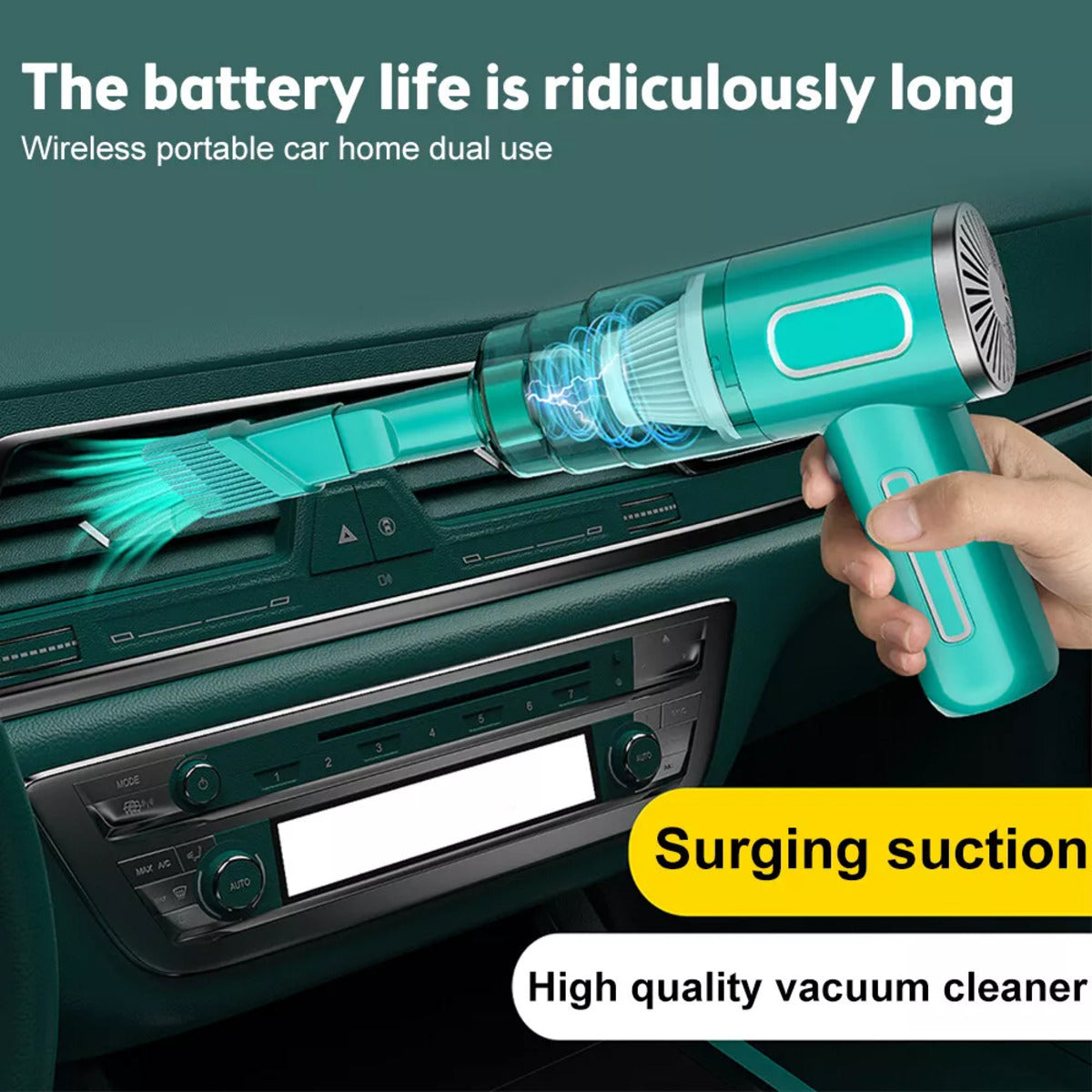 Cordless Mini Hand-Held Portable Vacuum Cleaner