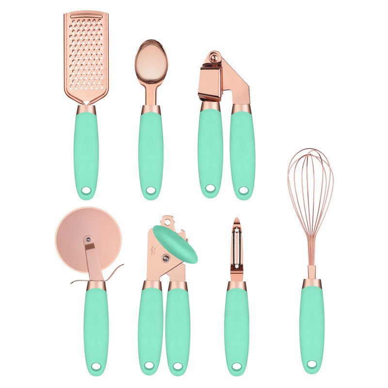 7piece Kitchen Copper Plating Peeler Set