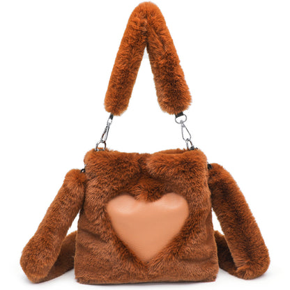 Women Fluffy Shoulder Bag