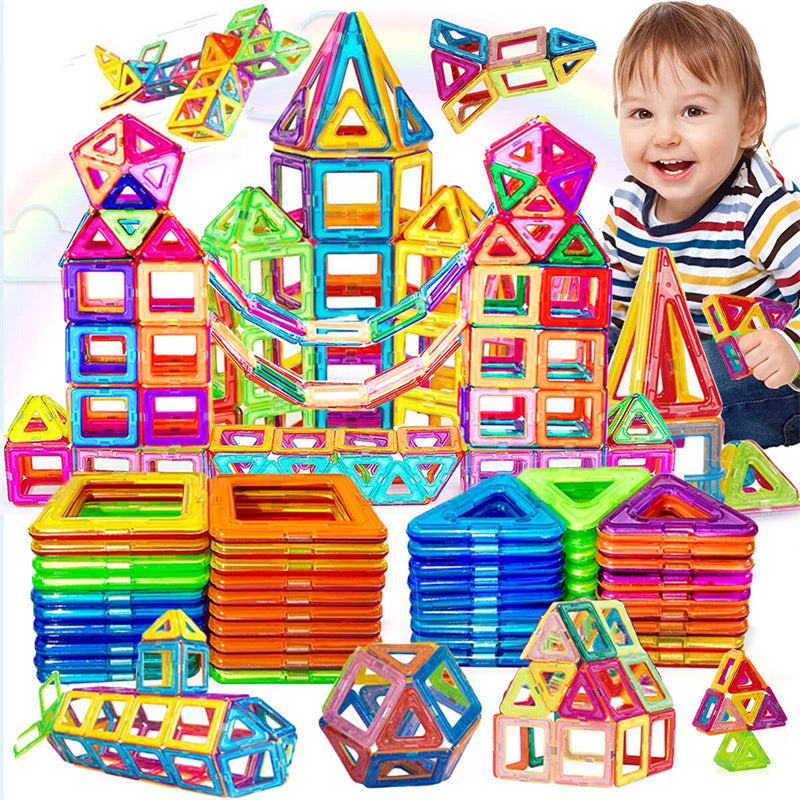 Magnetic Building Blocks DIY Kids Construction Set