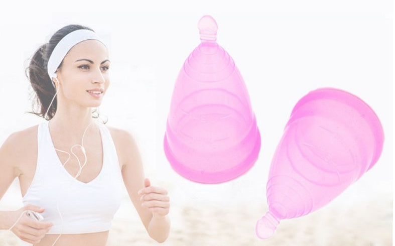 2pc Women Menstrual Cup Set