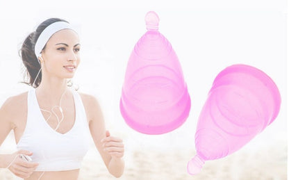 2pc Women Menstrual Cup Set