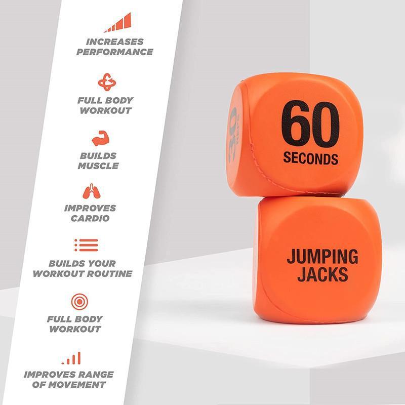 2pc Fitness Exercise Dice