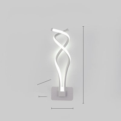 Minimalist LED wall lamp