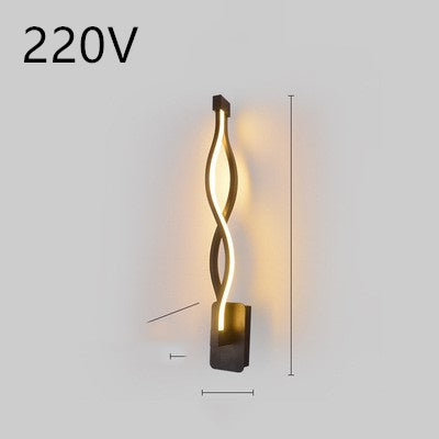 Minimalist LED wall lamp