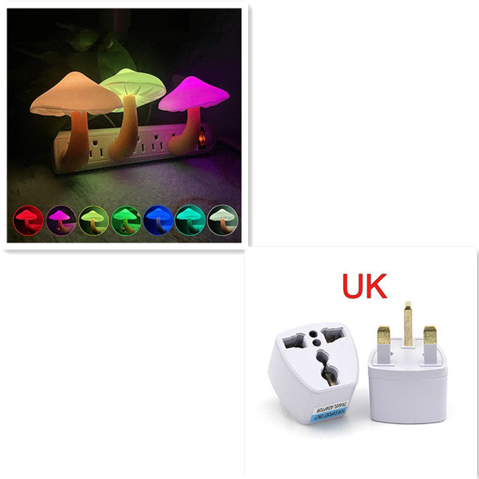 3pc LED Night Wall Socket Lamp (US plug)