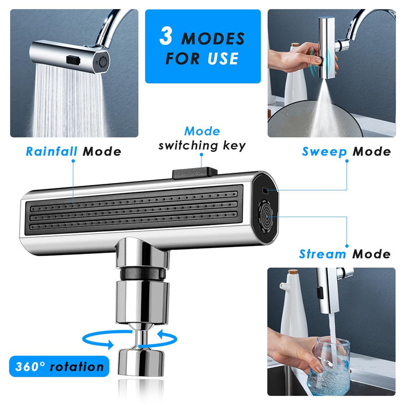 Rotating Kitchen Splash-Proof Faucet