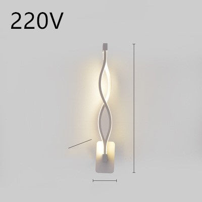 Minimalist LED wall lamp