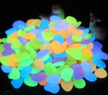 Decorative Glow In the Dark Rock Pebbles