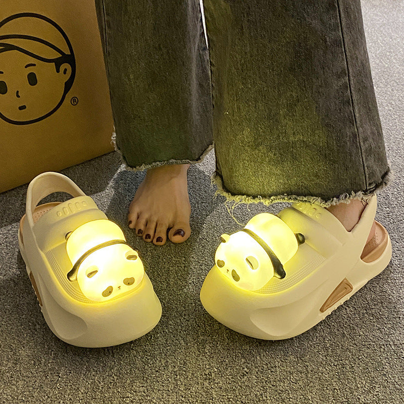 Panda Lamp Sandals