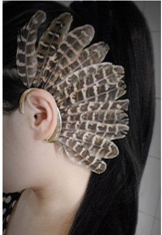 Feather Fashion Ear Clip Accessory