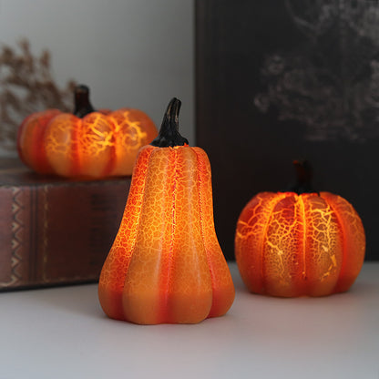 3pc Halloween Pumpkin LED Lantern Set