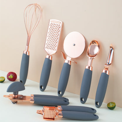 7piece Kitchen Copper Plating Peeler Set