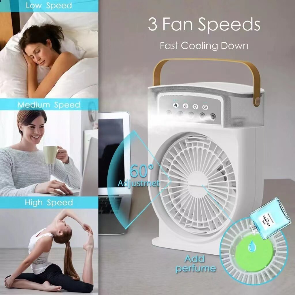 Portable Spray Mist Cooling Fan