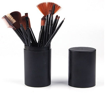 12pc makeup brush set