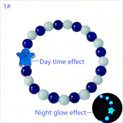 Glow-in-the-Dark Beaded Bracelet