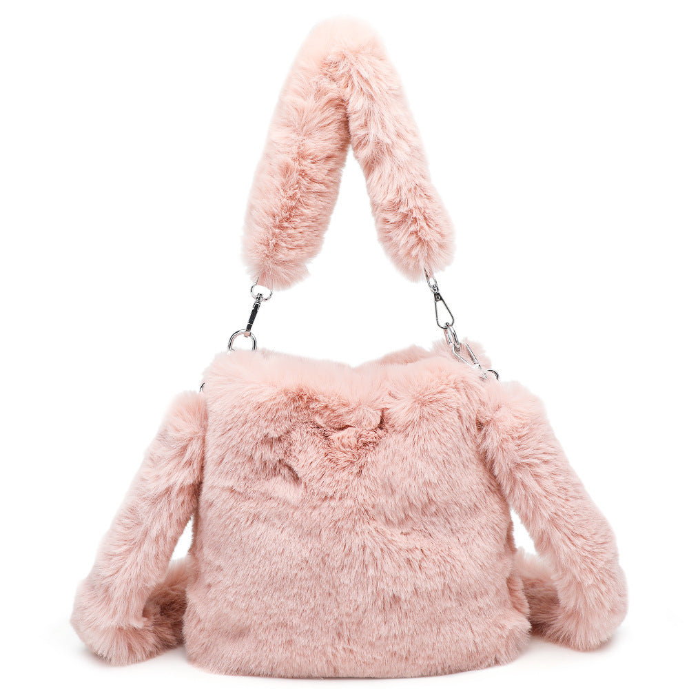 Women Fluffy Shoulder Bag