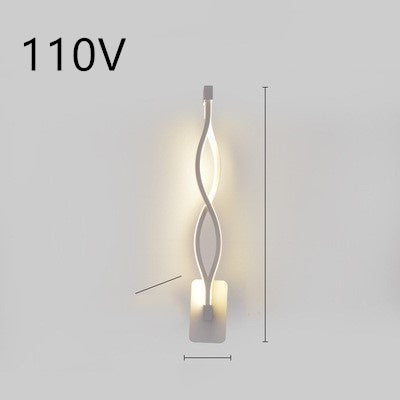 Minimalist LED wall lamp