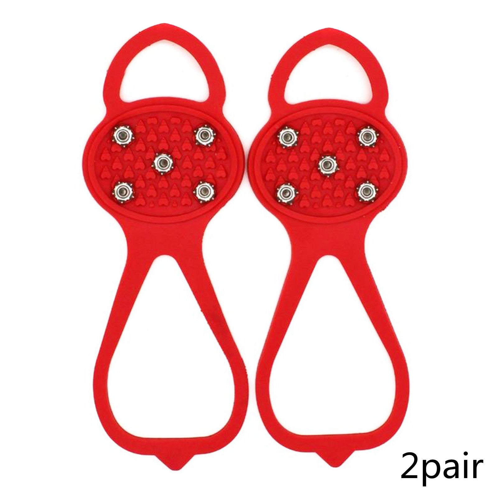 2pair Non-Slip Snow Studs Boot Grip Spikes