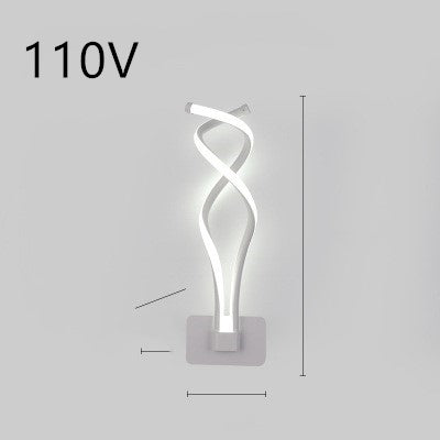 Minimalist LED wall lamp