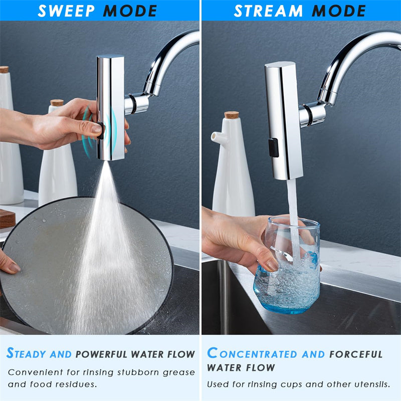 Rotating Kitchen Splash-Proof Faucet