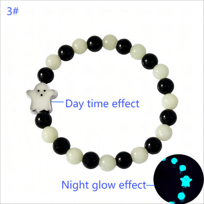 Glow-in-the-Dark Beaded Bracelet