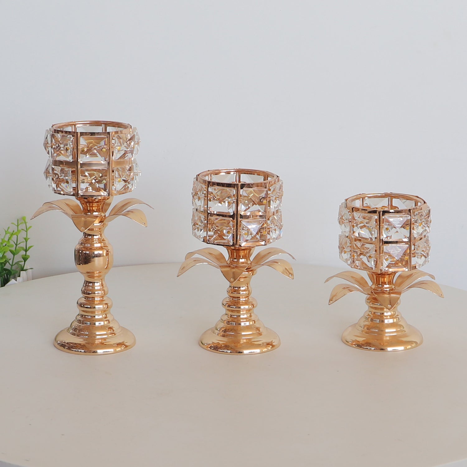 Nordic Crystal Candle Holder