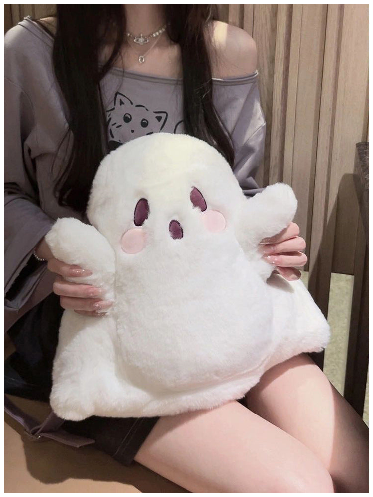 Plush Ghost Cartoon Backpack