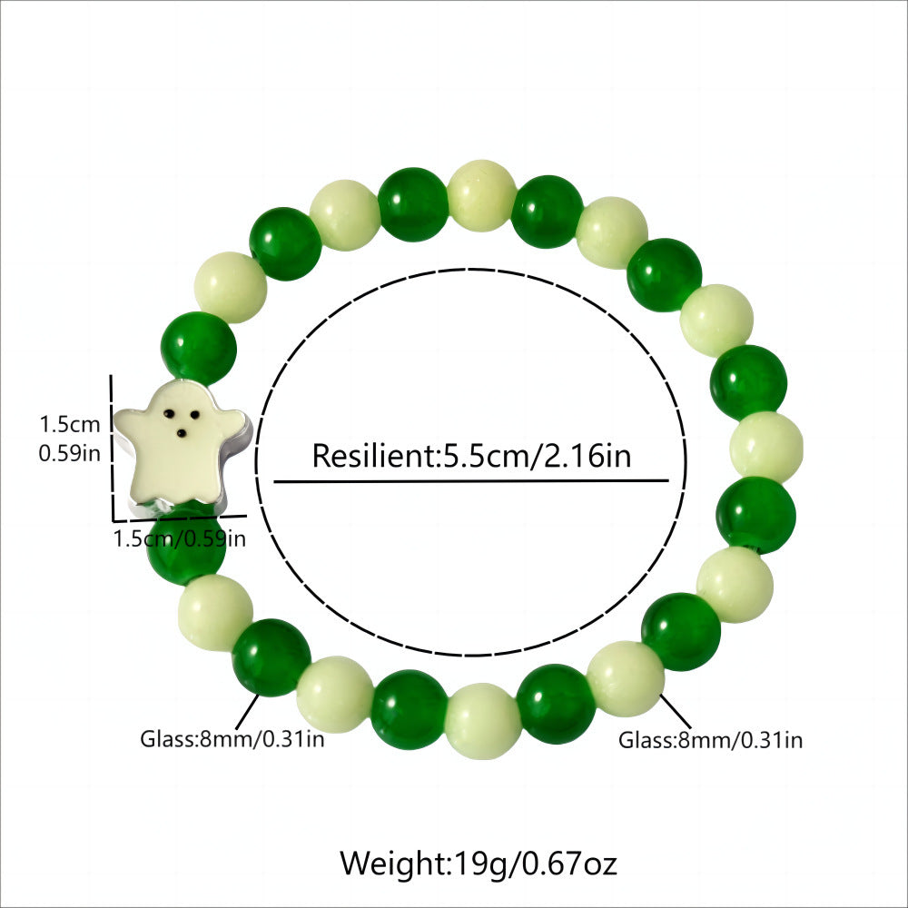 Glow-in-the-Dark Beaded Bracelet