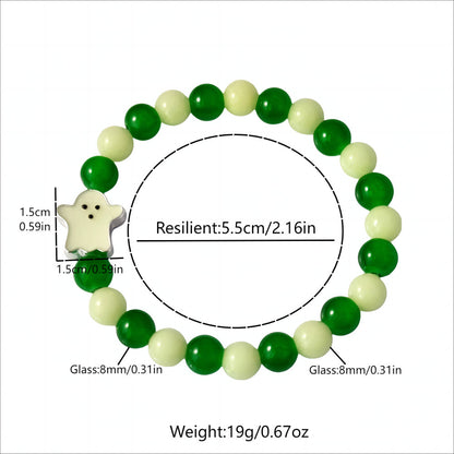 Glow-in-the-Dark Beaded Bracelet