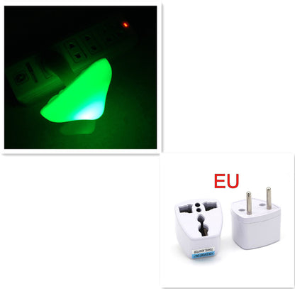 3pc LED Night Wall Socket Lamp (US plug)