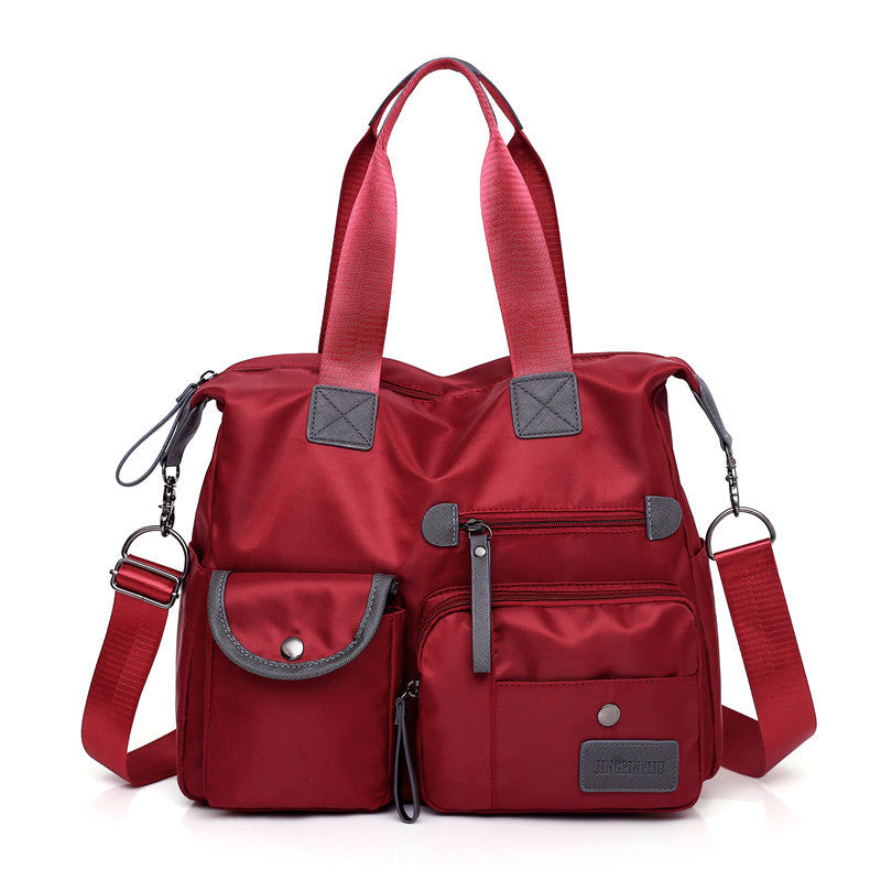 Large Capacity Multi-pocket Shoulder Bag