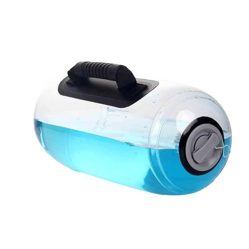 Transparent Cylindrical Weight-lifting Water Bag