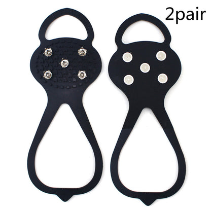 2pair Non-Slip Snow Studs Boot Grip Spikes